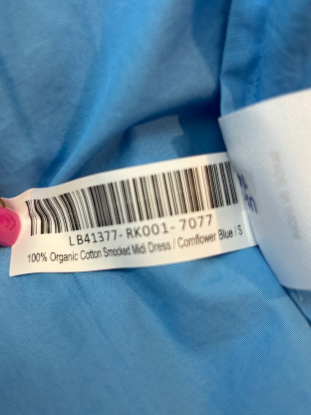 Quince 100% Organic Cotton Poplin Midi Dress In Cornflower Blue Size Small NWT - Picture 10 of 14